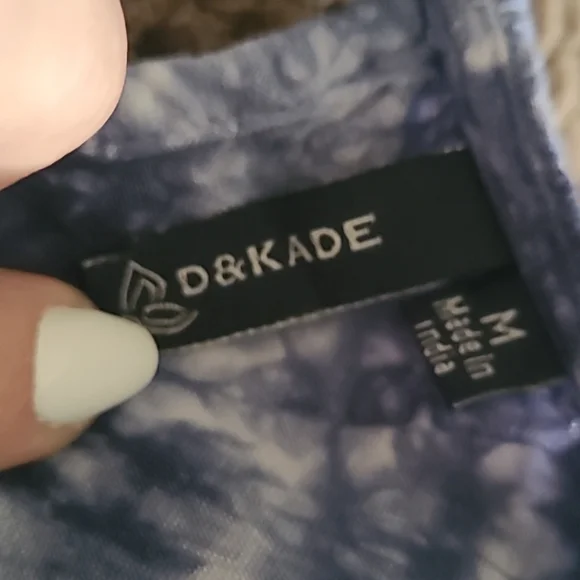 Blue Tie Dye top - Picture 6 of 6